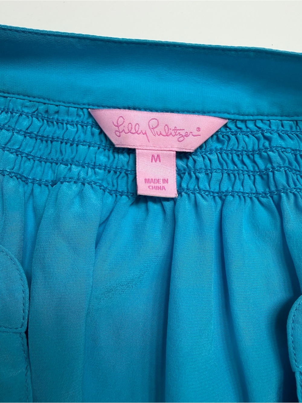 Lilly Pulitzer Elsa Silk Top Medium - Picture 7 of 10